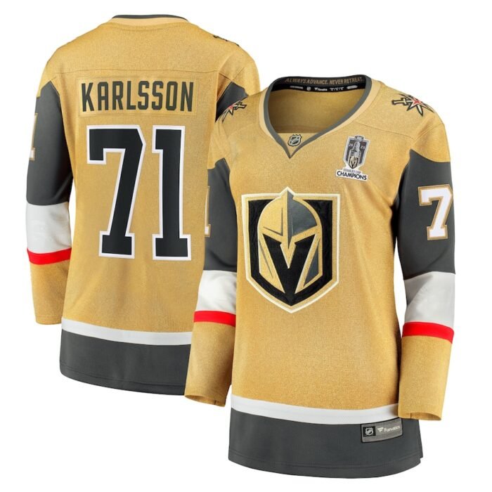 William Karlsson Vegas Golden Knights Fanatics Branded Womens 2023 Stanley Cup Champions Home Breakaway Player Jersey - Gold SKU:200258671