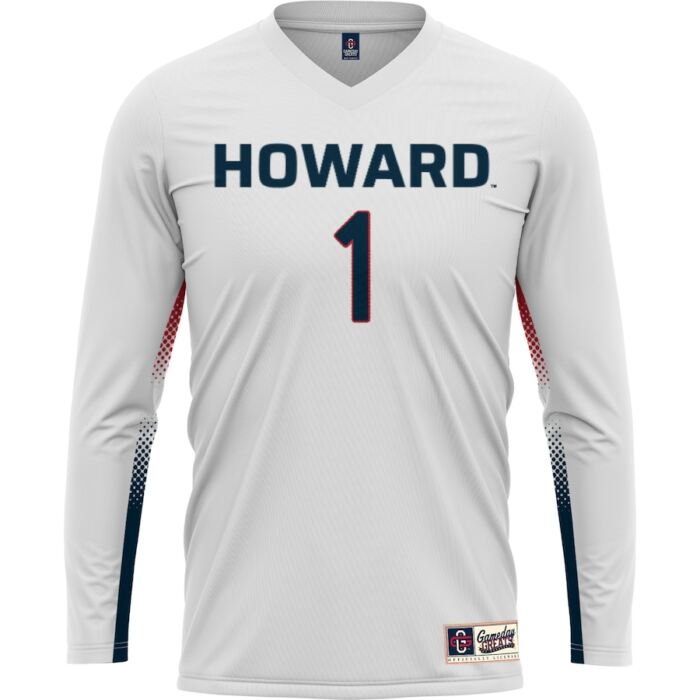 #1 Howard Bison ProSphere Unisex Women's Volleyball Jersey - White SKU:200729255