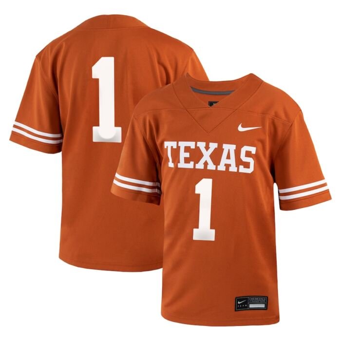 #1 Texas Longhorns Nike Toddler Untouchable Football Jersey - Texas Orange SKU:4993491