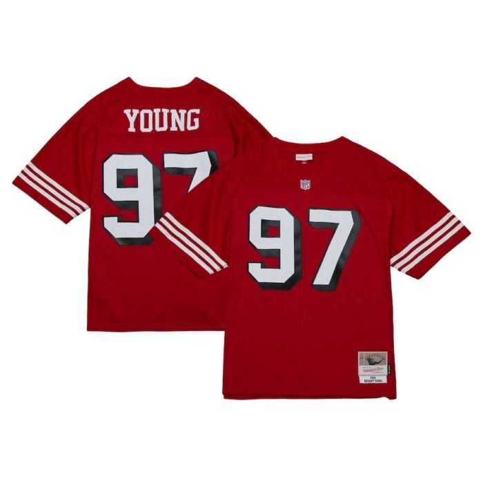 Bryant Young San Francisco 49ers Mitchell & Ness Legacy Replica Jersey - Scarlet SKU:200810888