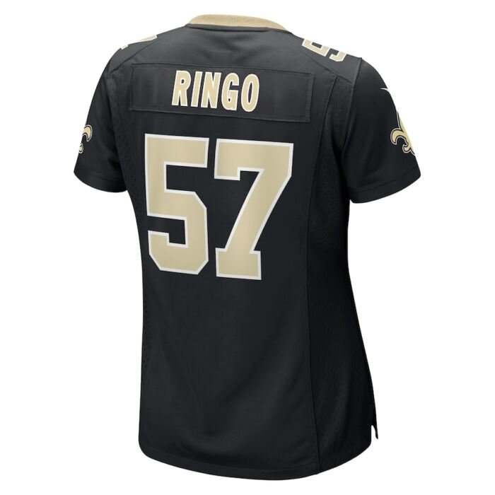 Christian Ringo New Orleans Saints Nike Womens Game Player Jersey - Black SKU:5116075