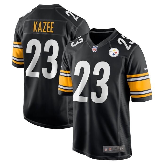 Damontae Kazee Pittsburgh Steelers Nike  Game Jersey -  Black SKU:200745441