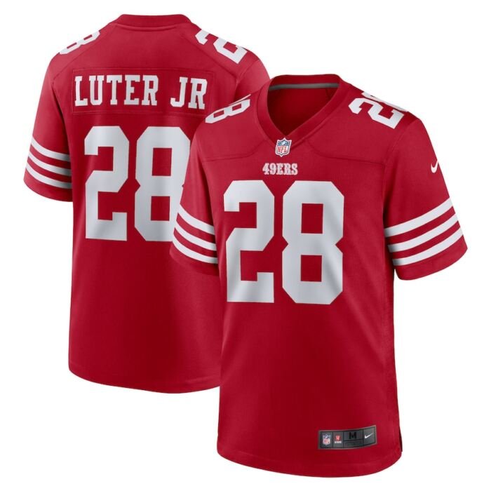 Darrell Luter Jr. San Francisco 49ers Nike  Game Jersey -  Scarlet SKU:200745478