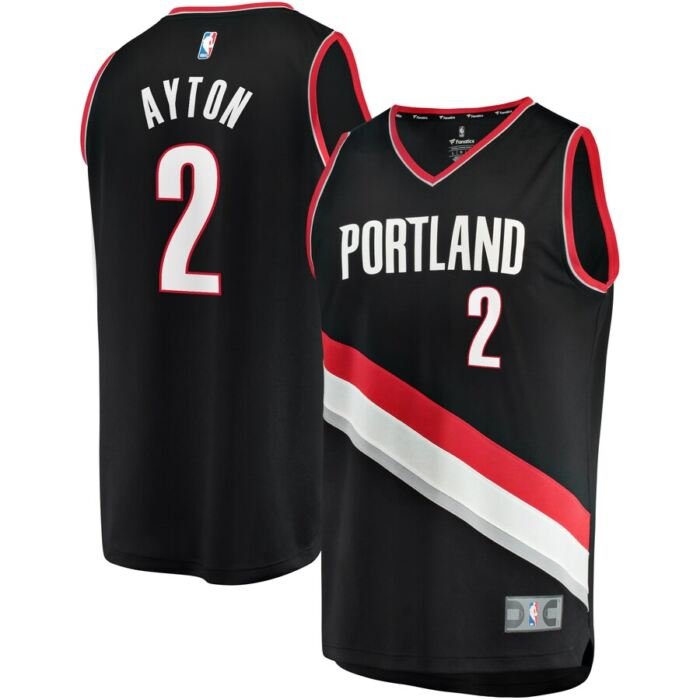 Deandre Ayton Portland Trail Blazers Fanatics Branded Fast Break Player Jersey - Icon Edition - Black SKU:200746097