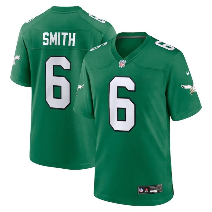 DeVonta Smith Philadelphia Eagles Nike Alternate Game Player Jersey - Kelly Green SKU:5257794
