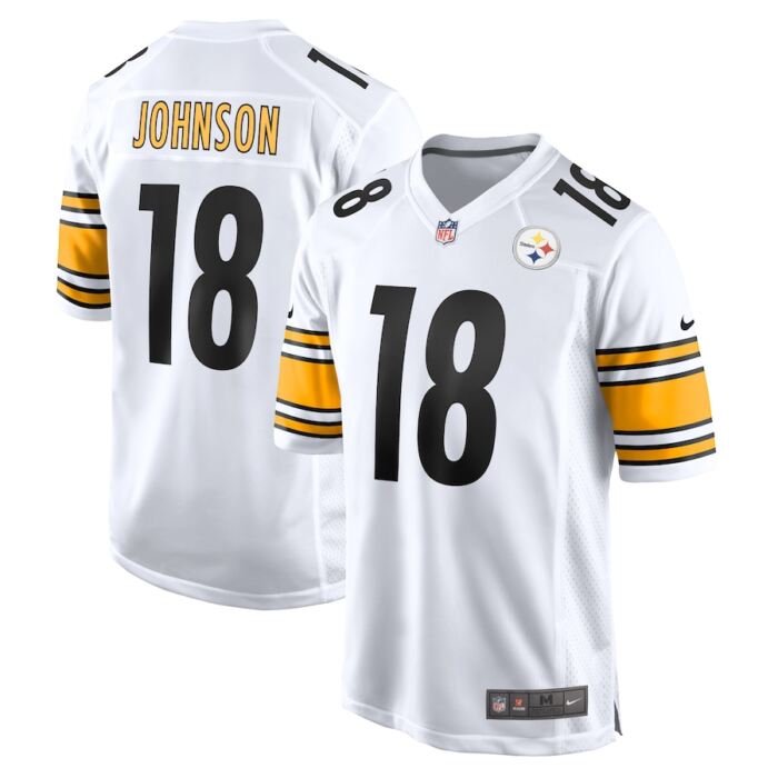 Diontae Johnson Pittsburgh Steelers Nike Game Player Jersey - White SKU:5128712