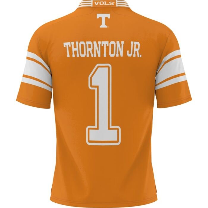 Dont'e Thornton Jr. Tennessee Volunteers ProSphere Youth NIL Player Football Jersey - Tennessee Orange SKU:200667730