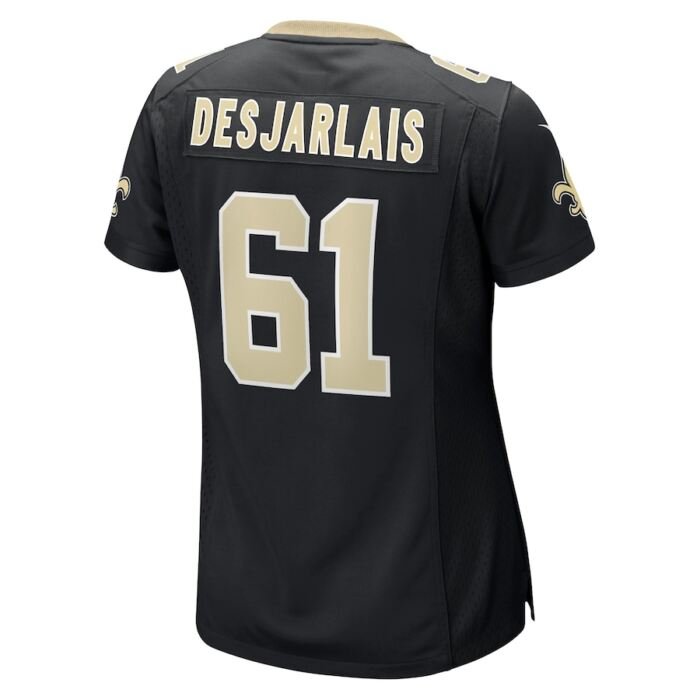 Drew Desjarlais New Orleans Saints Nike Womens Game Player Jersey - Black SKU:5116079
