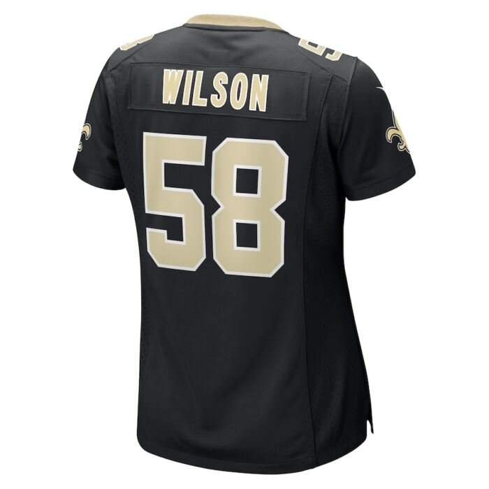 Eric Wilson New Orleans Saints Nike Womens Game Player Jersey - Black SKU:5116076