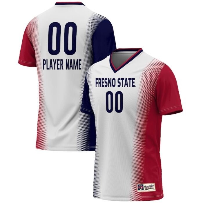 Fresno State Bulldogs ProSphere Youth NIL Pick-A-Player Womens Soccer Jersey - White SKU:200533101