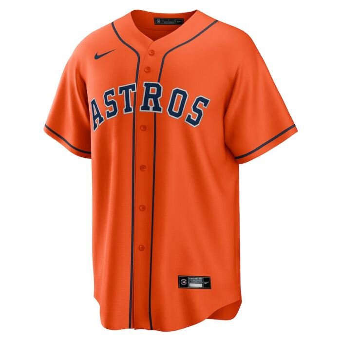 Houston Astros Nike Alternate Replica Team Jersey - Orange SKU:3588486