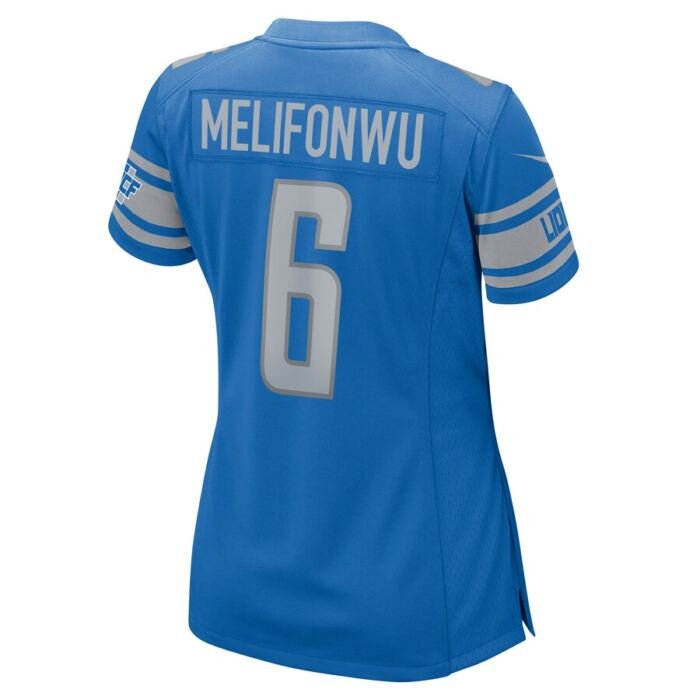 Ifeatu Melifonwu Detroit Lions Nike Women's Team Game Jersey -  Blue SKU:200603109