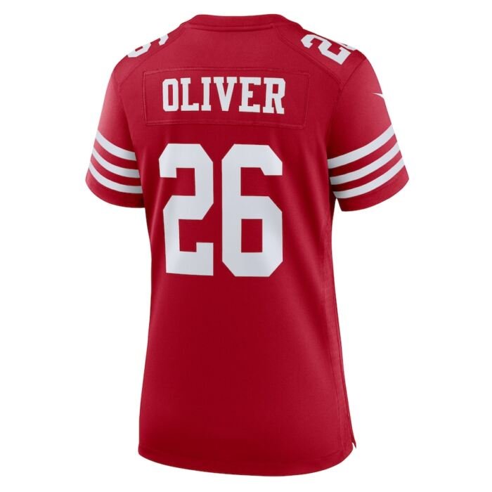 Isaiah Oliver San Francisco 49ers Nike Women's  Game Jersey -  Scarlet SKU:200745477