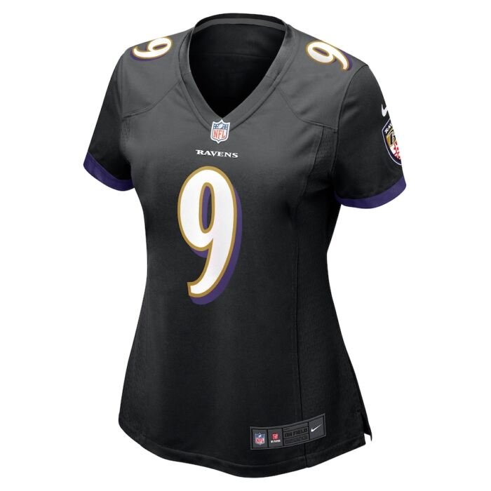 Justin Tucker Baltimore Ravens Nike Women's Game Jersey - Black SKU:4555990