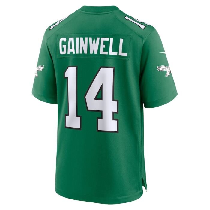 Kenneth Gainwell Philadelphia Eagles Nike Alternate Game Jersey - Kelly Green SKU:200440126