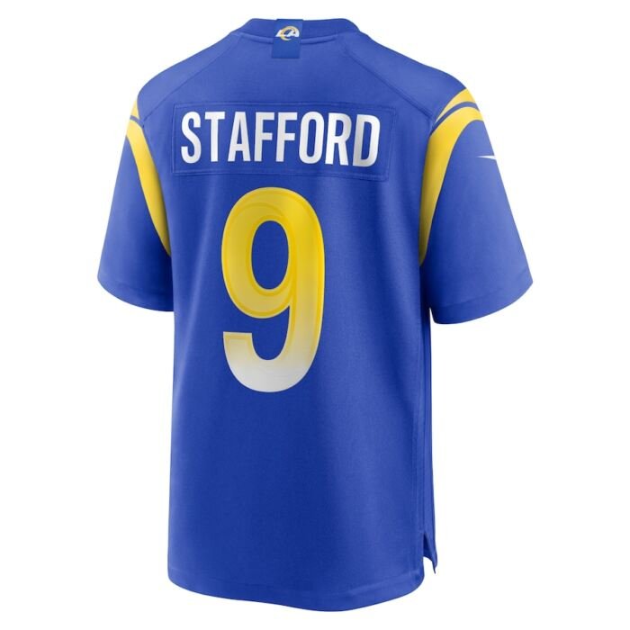 Matthew Stafford Los Angeles Rams Nike Super Bowl LVI Bound Game Patch Jersey - Royal SKU:4706425