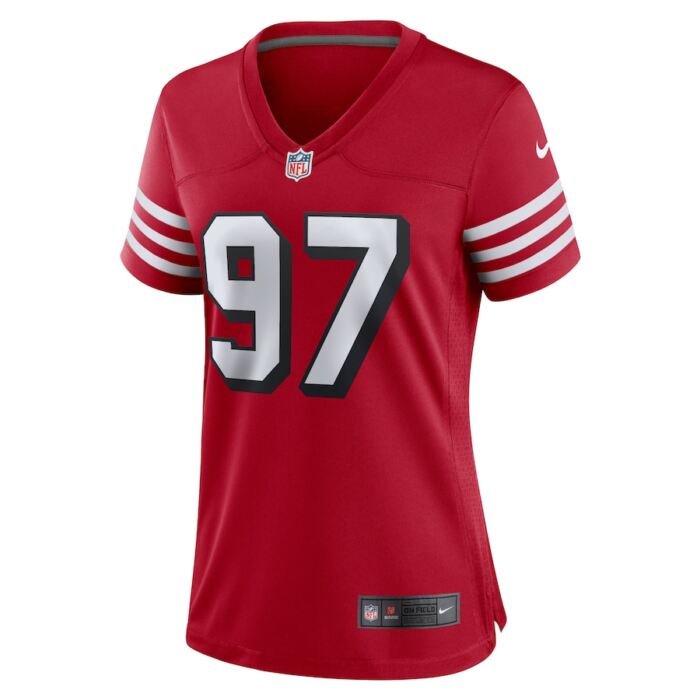 Nick Bosa San Francisco 49ers Nike Women's Player Jersey - Red SKU:4059658
