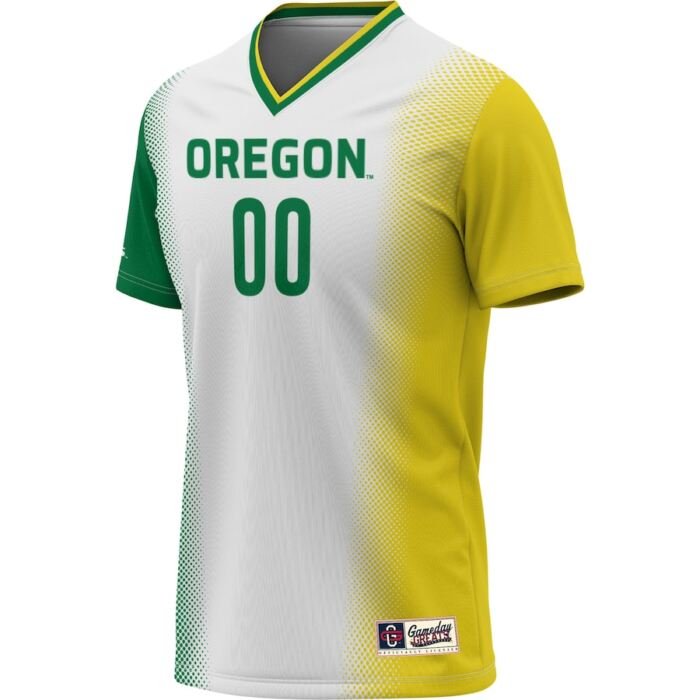 Oregon Ducks ProSphere Unisex NIL Pick-A-Player Women's Soccer Jersey - White SKU:200533153