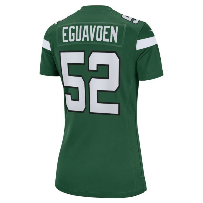 Sam Eguavoen New York Jets Nike Women's  Game Jersey - Gotham Green SKU:200745423