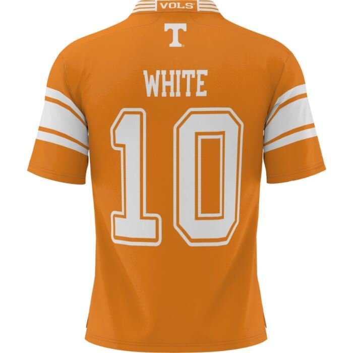Squirrel White Tennessee Volunteers ProSphere Youth NIL Player Football Jersey - Tennessee Orange SKU:200667781