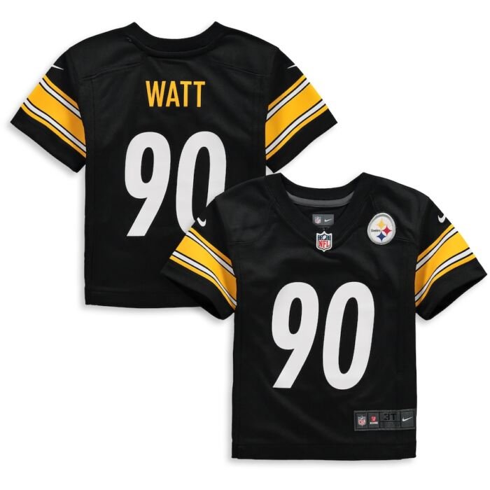 T.J. Watt Pittsburgh Steelers Nike Toddler Game Jersey - Black SKU:3239005