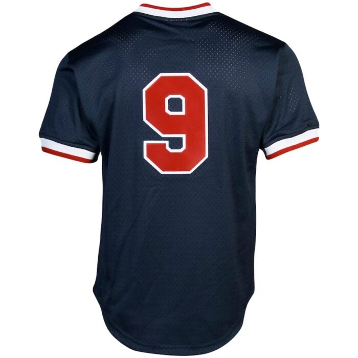 Ted Williams Boston Red Sox Mitchell & Ness Cooperstown Collection Big & Tall Mesh Batting Practice Jersey - Navy SKU:3269964
