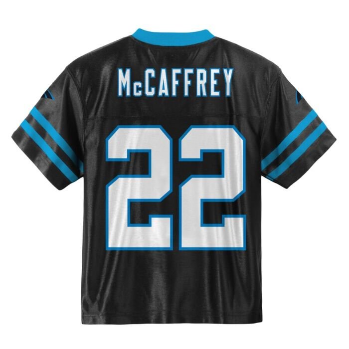 Toddler Christian McCaffrey Black Carolina Panthers Team Player Jersey SKU:5016025