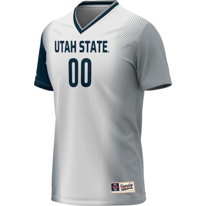 Utah State Aggies ProSphere Youth NIL Pick-A-Player Womens Soccer Jersey - White SKU:200533097