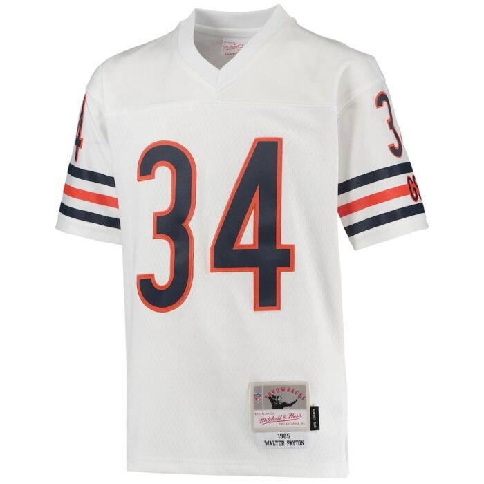 Walter Payton Chicago Bears Mitchell & Ness Youth 1985 Retired Player Legacy Jersey - White SKU:4428429