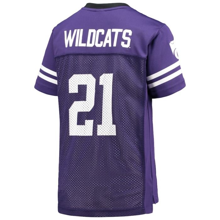 Youth Purple Kansas State Wildcats Team Replica Jersey SKU:4403067